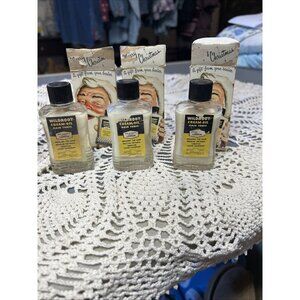 1950’s Wildroot Hair Tonic NOS Barber Glass Bottle Christmas Box